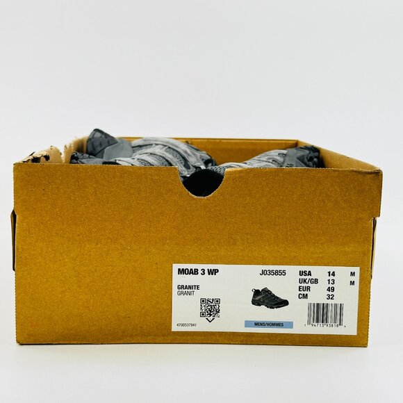 Merrell Moab 3 WP 'Granite' J035855 Hiking size 14 - Picture 8 of 8